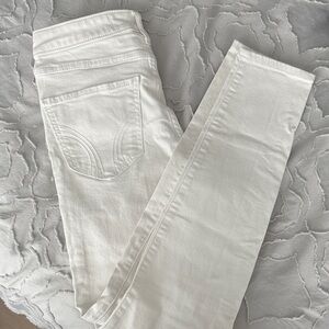 Hollister Women's White Skinny Jeans (3S)